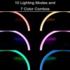 Extended RGB Gaming Mouse Pad, Extra Large Gaming Mouse Mat for Gamer, Waterproof Office Desktop Mat with 10 Lighting Mode, for PC Computer RGB Keyboard Mouse - 31.5'' x 15" x 4mm(Map) - Image 6