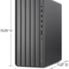 HP Newest Envy Intel i5 Tower Desktop, Intel i5-14400 (Beats Intel i7-13650HX), Intel UHD Graphics, 16GB RAM, 1TB SSD, with External 512GB SSD Bundle, Wi-Fi 6, RJ45, Windows 11 Home, Black - Image 3