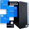 HP EliteDesk 800G4 Tower Desktop Computer | Hexa Core Intel i7 (3.4) | 32GB DDR4 RAM | 1TB SSD Solid State | Windows 11 Professional | Home or Office PC (Renewed), Black - Image 2