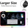 Extended RGB Gaming Mouse Pad, Extra Large Gaming Mouse Mat for Gamer, Waterproof Office Desktop Mat with 10 Lighting Mode, for PC Computer RGB Keyboard Mouse - 31.5'' x 15" x 4mm(Map) - Image 10
