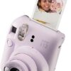 Fujifilm Instax Mini 12 Instant Camera + MiniMate Accessory Bundle & Compatible Custom Case + Fuji Instax Film Value Pack (50 Sheets) Flamingo Designer Photo Album (Lilac Purple) - Image 9
