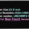GILELS 23.8" Screen Replacement LM238WF2-SSK1 LM238WF2(SS)(K1) LM238WF2 SSK1 FHD 1080P 30PIN LCD Display Panel (Only for Non-Touch Version) - Image 2
