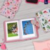 Fujifilm Instax Mini 12 Instant Camera + MiniMate Accessory Bundle & Compatible Custom Case + Fuji Instax Film Value Pack (50 Sheets) Flamingo Designer Photo Album (Lilac Purple) - Image 7