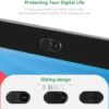 CloudValley Webcam Cover Slide[2-Pack], 0.023 Inch Ultra-Thin Metal Web Camera Cover for Macbook Pro, iMac, Laptop, PC, iPad Pro, iPhone 8/7/6 Plus, Protect Your Visual Privacy [Black] - Image 8