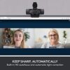 Logitech C920e HD 1080p Mic-Enabled Webcam, certified for Zoom, Microsoft Teams compatible, TAA Compliant + Litra Glow Premium LED Streaming Light with TrueSoft, adjustable monitor mount - Image 6