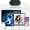 CloudValley Webcam Cover Slide[2-Pack], 0.023 Inch Ultra-Thin Metal Web Camera Cover for Macbook Pro, iMac, Laptop, PC, iPad Pro, iPhone 8/7/6 Plus, Protect Your Visual Privacy [Black] - Image 4