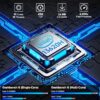 GMKtec Mini PC Intel i7-13620H (Up to 4.9GHz) Windows 11 Pro 32GB DDR5+2TB PCIe4.0 SSD i225V Dual NIC Mini Desktop Computers/USB-C/USB4.0 K7 Plus Blue - Image 3