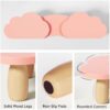 Dual Monitor Stand Riser,Rainbow Cloud Desktop Computer Stand for 2 Monitors,Adjustable Length and Angle Multifunctional Desktop Organizer Stand for Laptop, PC, Computer, Printer,Pink - Image 7