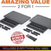 EVOOMI Back Saver Monitor Stand for Desk - 2 Pack Monitor Riser with Drawer - Gain 5 Weeks a Year, Less Pain & Peak Productivity with Anti Skid Mesh Metal Computer Stand for Laptop, Printer & iMac - Image 7